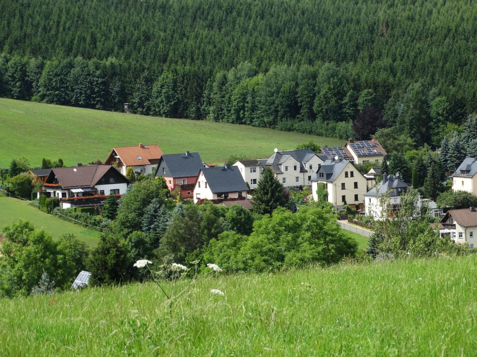 Ferienwohnung "Am Vaterlandsgrubenweg" Oelsnitz  Esterno foto